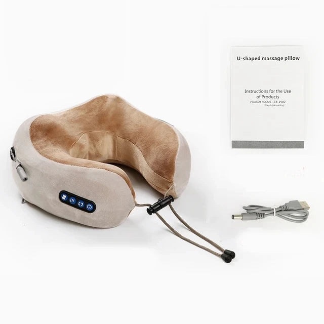 U-Shaped Neck Massage Pillow