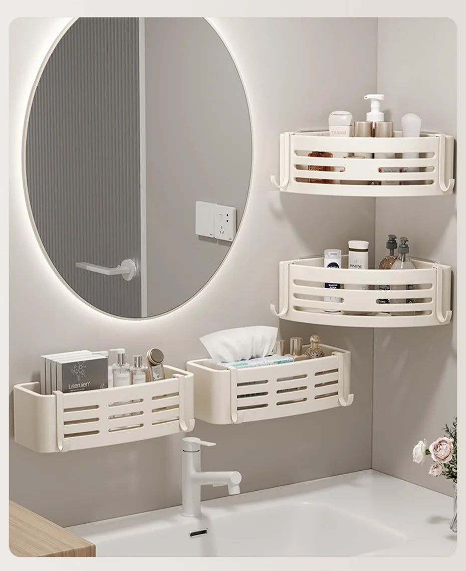 White Aluminum Organizer Shelf