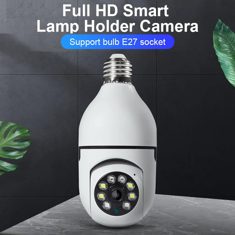 Wifi Bulb Camera Night Vision & Two Way Audio Baby Monitor