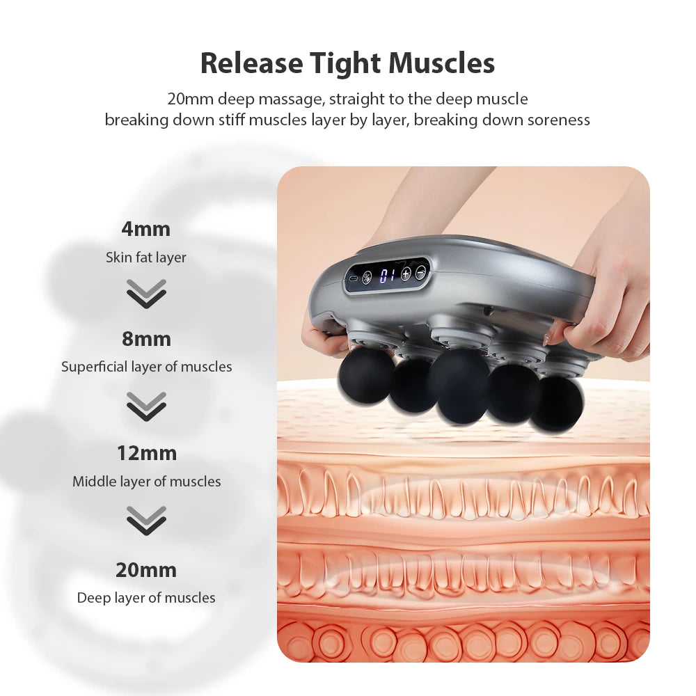 Six-head Muscle Relaxation Massage Gun