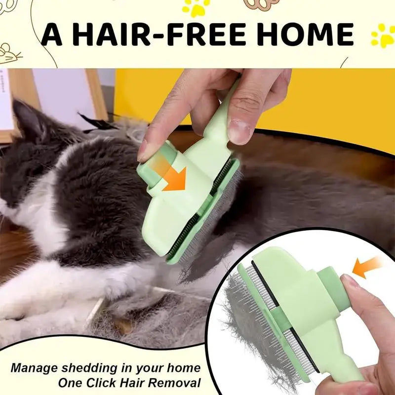 Dual-Purpose Pet Grooming Comb