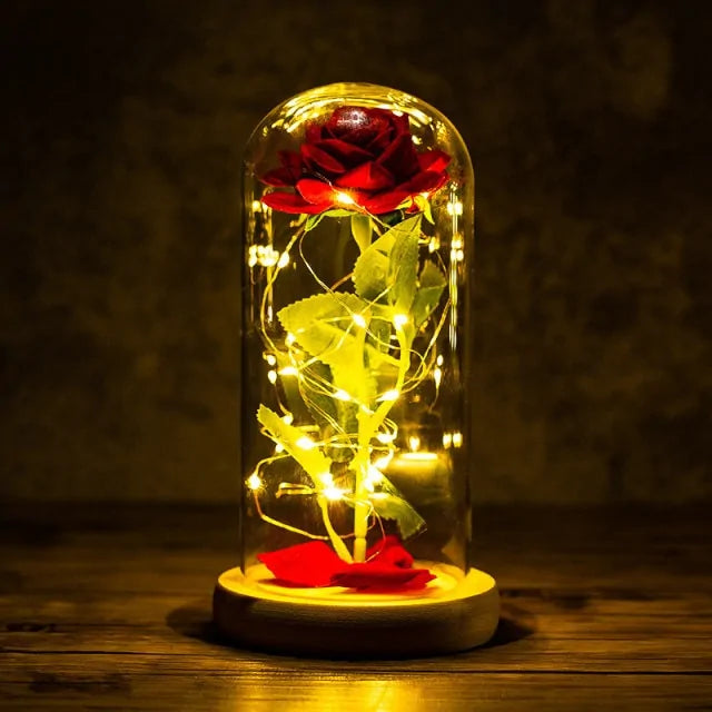 Led Enchanted Galaxy Rose Decor