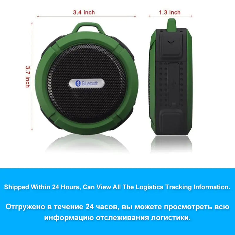 Portable Waterproof Bluetooth Speaker