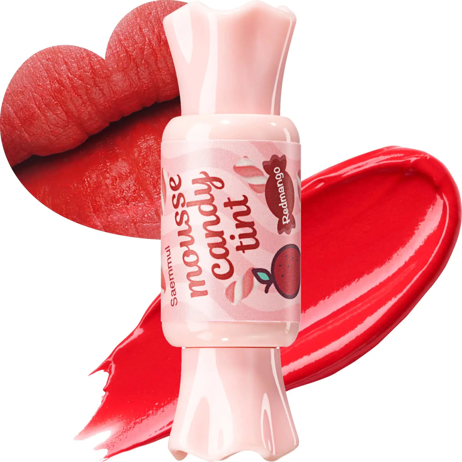 Long Lasting Lip Stain with Honey Extracts to Hydrate Lips