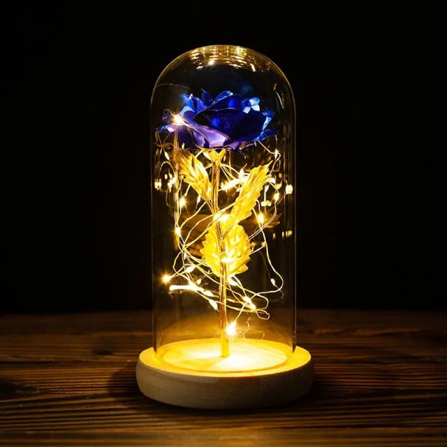 Led Enchanted Galaxy Rose Decor