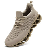 Mens Blade Running Slip-on Mesh Breathable Sneakers