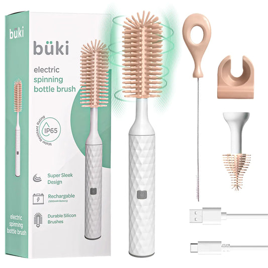 Electric Baby Bottle Cleaning Brush Set