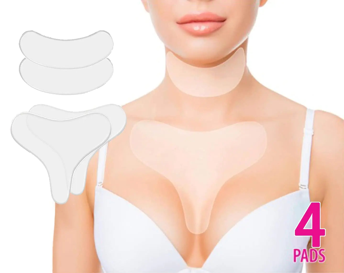 Stasover Chest &amp; Neck Wrinkle Patches Anti Wrinkle Silicone Patches