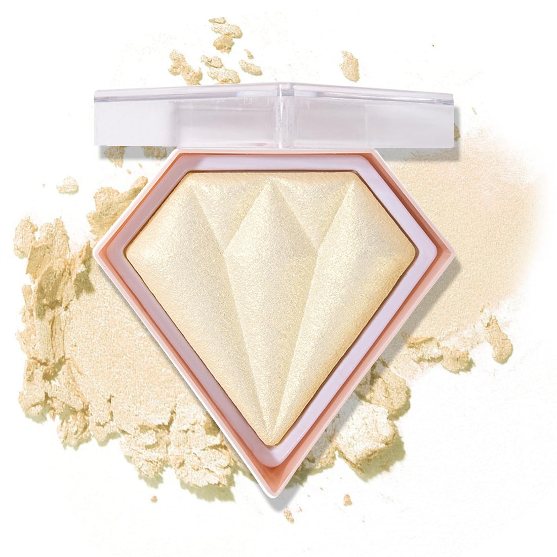 Face Glitter Highlighter Makeup Palette Shimmer Contour Powder Waterproof Long-Lasting Brightens Face Complexion Contour Illuminator Highlighters Blush Powder Makeup Palette - 02 Quicksand Gold