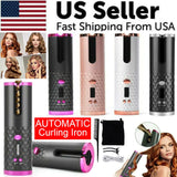 Cordless Auto Rotating Waver Curling Iron