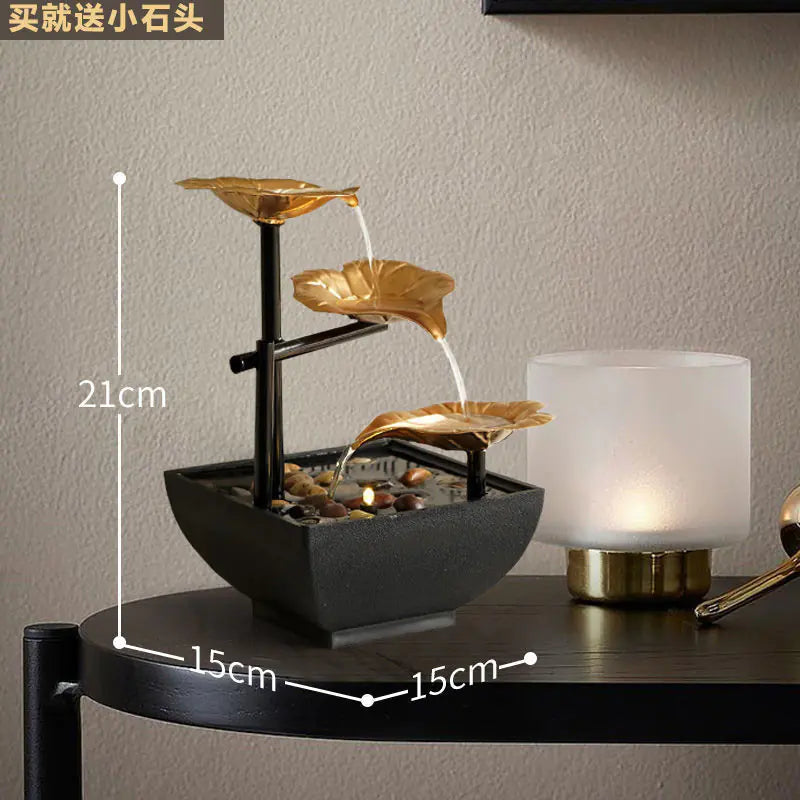 Indoor Tabletop Fountain for Living Room or Bedroom