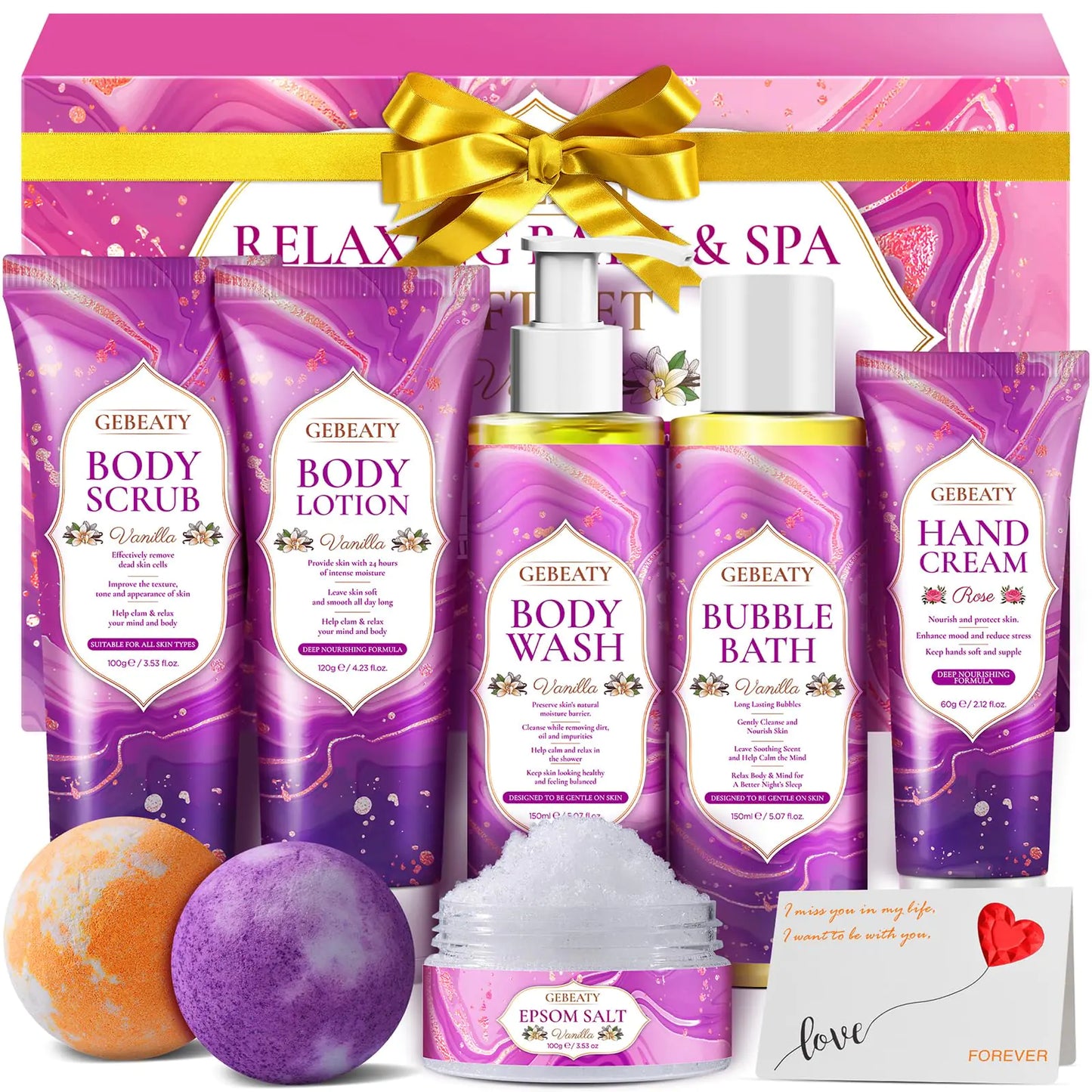 Spa Gift Set for Women to Relax & Relieve Stress