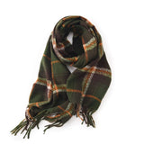 PCIQUTE Tartan Plaid Scarves for Women WinterLong Scarves for Women with FringeSuper Soft Scarf for Women Winter(Plaid Dark Green)