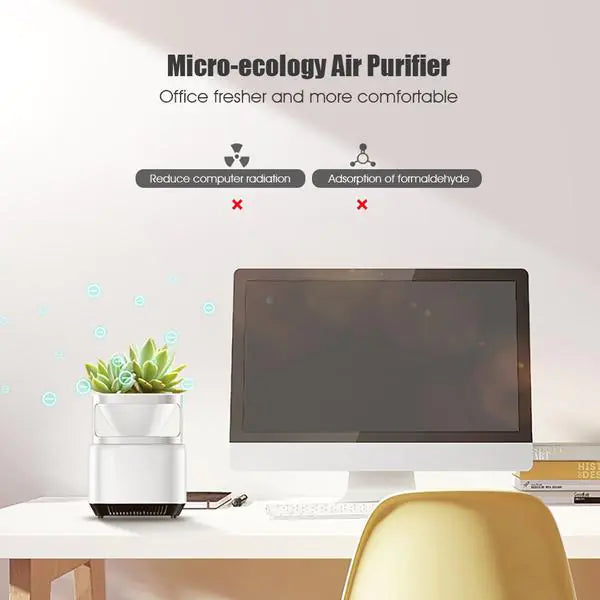 Mini Desktop Air Purifier with Negative Ions