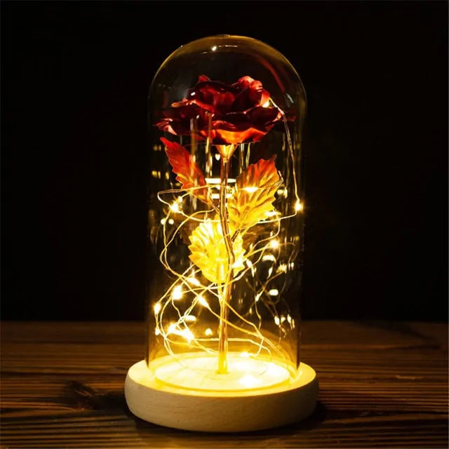 Led Enchanted Galaxy Rose Decor