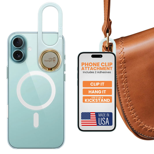 Cliphanger with Gold Kickstand Holder & Grip