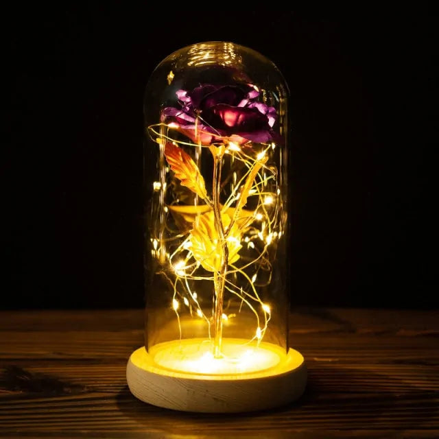 Led Enchanted Galaxy Rose Decor