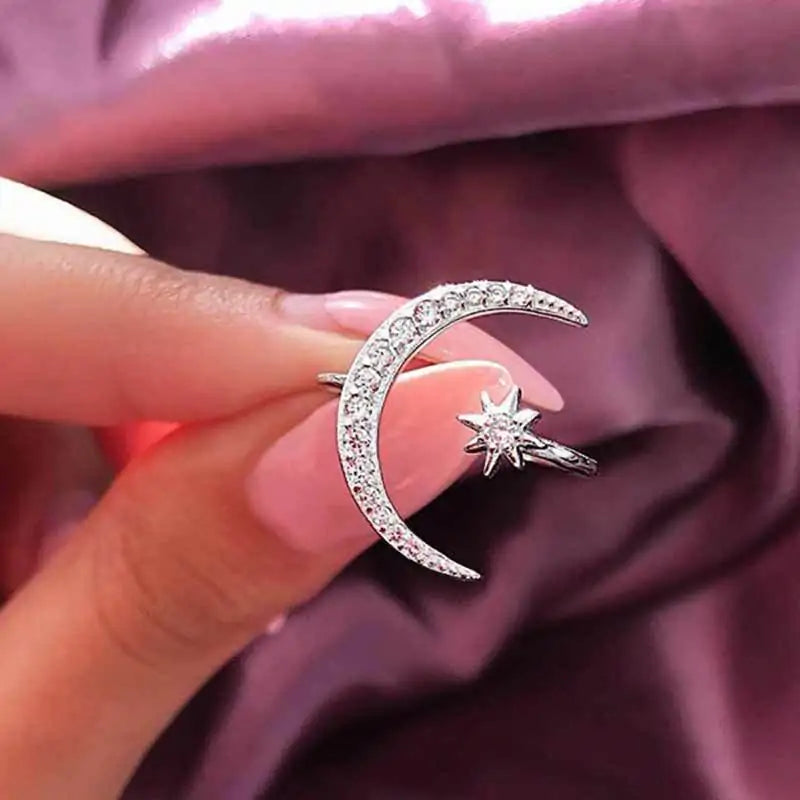 Moon Star Rings