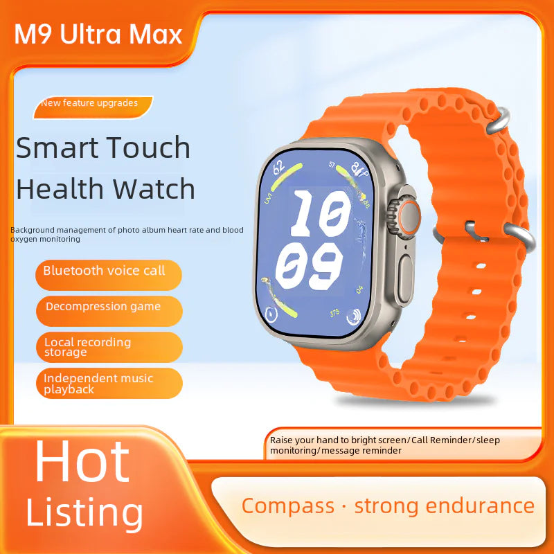 Smartwatch with NFC, Bluetooth, and Health Monitoring