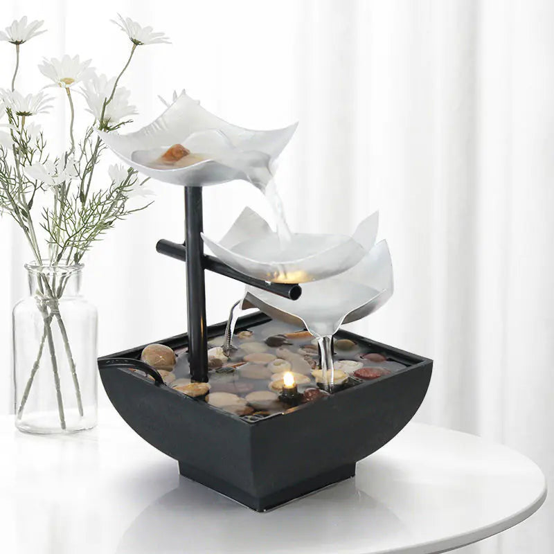 Indoor Tabletop Fountain for Living Room or Bedroom
